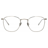 Linda Farrow - Occhiali da Vista Quadrati Simon in Oro Bianco - LFL479C7OPT - Linda Farrow Eyewear