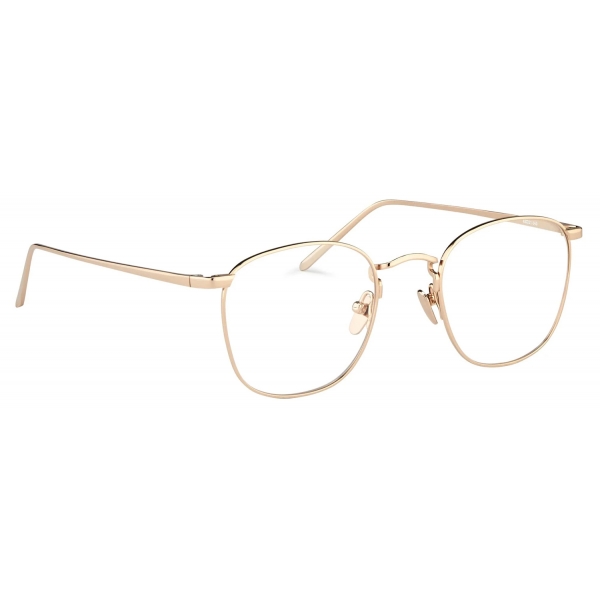 Linda Farrow - SImon Square Optical Glasses in Rose Gold - LFL479C8OPT - Linda Farrow Eyewear