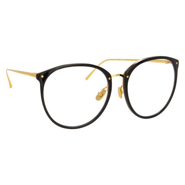 Linda Farrow - Kings Oversized Optical Glasses in Black - LFLC747C7OPT - Linda Farrow Eyewear