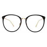 Linda Farrow - Kings Oversized Optical Glasses in Black - LFLC747C7OPT - Linda Farrow Eyewear