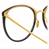 Linda Farrow - Kings Oversized Optical Glasses in Black - LFLC747C7OPT - Linda Farrow Eyewear