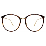 Linda Farrow - Kings Oversized Optical Glasses in Tortoiseshell - LFLC747C9OPT - Linda Farrow Eyewear