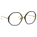 Linda Farrow - Alona Oversized Optical Glasses in Black - LFL901C10OPT - Linda Farrow Eyewear