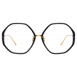 Linda Farrow - Alona Oversized Optical Glasses in Black - LFL901C10OPT - Linda Farrow Eyewear