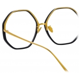 Linda Farrow - Alona Oversized Optical Glasses in Black - LFL901C10OPT - Linda Farrow Eyewear