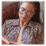 Linda Farrow - Occhiali da Vista Alona Oversized in Nero - LFL901C10OPT - Linda Farrow Eyewear