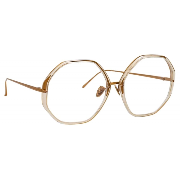 Linda Farrow - Alona Oversized Optical Glasses in Clear - LFLC901C12OPT - Linda Farrow Eyewear