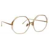 Linda Farrow - Alona Oversized Optical Glasses in Clear - LFLC901C12OPT - Linda Farrow Eyewear