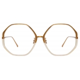 Linda Farrow - Alona Oversized Optical Glasses in Clear - LFLC901C12OPT - Linda Farrow Eyewear