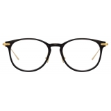 Linda Farrow - Linear Fuller A D-Frame Optical Glasses in Black - LF01AC1OPT - Linda Farrow Eyewear