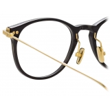 Linda Farrow - Linear Fuller A D-Frame Optical Glasses in Black - LF01AC1OPT - Linda Farrow Eyewear