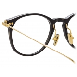 Linda Farrow - Linear Fuller D-Frame Optical Glasses in Black - LF01C1OPT - Linda Farrow Eyewear