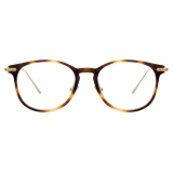 Linda Farrow - Linear Fuller D-Frame Optical Glasses in Tortoiseshell - LF01C7OPT - Linda Farrow Eyewear