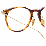 Linda Farrow - Linear Fuller D-Frame Optical Glasses in Tortoiseshell - LF01C7OPT - Linda Farrow Eyewear