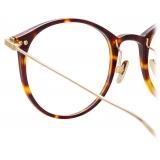 Linda Farrow - Linear Gray A Oval Optical Glasses in Tortoiseshell - LF02AC3OPT - Linda Farrow Eyewear