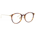 Linda Farrow - Linear Gray Oval Optical Glasses in Tortoiseshell - LF02C3OPT - Linda Farrow Eyewear