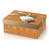 Vincente Delicacies - Colomba Artigianale - Cioccolato Fondente 70% e Marmellata di Arancia Rossa - Ensamble - Pacco Regalo