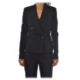 Dondup - Double-breasted Jacket with Various Buttons - Black - Jacket - Luxury Exclusive Collection