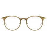 Linda Farrow - Linear Childs A D-Frame Optical Glasses in Khaki - LF03AC8OPT - Linda Farrow Eyewear