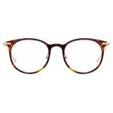 Linda Farrow - Occhiali da Vista Linear Childs D-Frame in Tartaruga Scuro - LF03C3OPT - Linda Farrow Eyewear