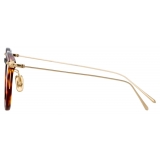 Linda Farrow - Linear Childs D-Frame Optical Glasses in Dark Tortoishell - LF03C3OPT - Linda Farrow Eyewear