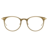 Linda Farrow - Linear Childs D-Frame Optical Glasses in Khaki - LF03C8OPT - Linda Farrow Eyewear