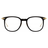 Linda Farrow - Linear Stern A Square Optical Glasses in Black - LF04AC1OPT - Linda Farrow Eyewear