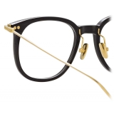 Linda Farrow - Linear Stern A Square Optical Glasses in Black - LF04AC1OPT - Linda Farrow Eyewear