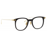 Linda Farrow - Occhiali da Vista Quadrati Linear Stern in Nero - LF04C1OPT - Linda Farrow Eyewear