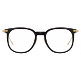 Linda Farrow - Linear Stern Square Optical Glasses in Black - LF04C1OPT - Linda Farrow Eyewear