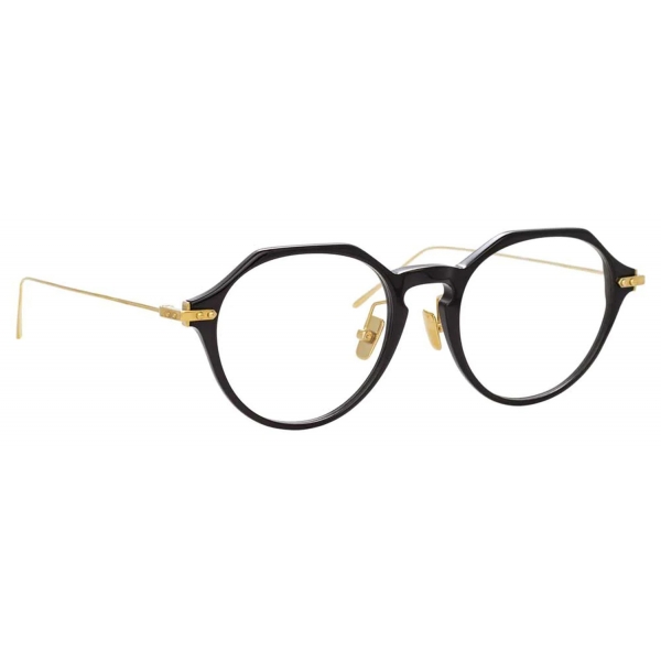 Linda Farrow - Occhiali da Vista Angolare Linear Wren in Nero - LF05C1OPT - Linda Farrow Eyewear