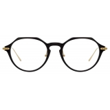 Linda Farrow - Linear Wren Angular Optical Glasses in Black - LF05C1OPT - Linda Farrow Eyewear