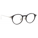 Linda Farrow - Linear Arris A Oval Optical Glasses in Black - LF06AC2OPT - Linda Farrow Eyewear