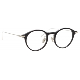 Linda Farrow - Linear Arris A Oval Optical Glasses in Black - LF06AC2OPT - Linda Farrow Eyewear