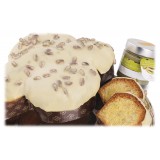 Vincente Delicacies - Artisan Easter Dove - White Chocolate and Sicilian Pistachio with Cream Jar D.O.P. - Ensamble - Gift Box