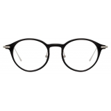 Linda Farrow - Linear Arris A Oval Optical Glasses in Black - LF06AC2OPT - Linda Farrow Eyewear