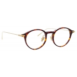 Linda Farrow - Linear Arris A Oval Optical Glasses in Tortoiseshell - LF06AC3OPT - Linda Farrow Eyewear