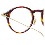 Linda Farrow - Linear Arris A Oval Optical Glasses in Tortoiseshell - LF06AC3OPT - Linda Farrow Eyewear