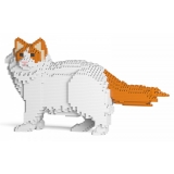 Jekca - Ragdoll Cat 02S-M04 - Lego - Sculpture - Construction - 4D - Brick Animals - Toys