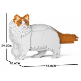 Jekca - Ragdoll Cat 02S-M04 - Lego - Scultura - Costruzione - 4D - Animali di Mattoncini - Toys