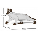 Jekca - Siamese Cat 03S-M01 - Lego - Sculpture - Construction - 4D - Brick Animals - Toys
