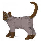 Jekca - Tonkinese Cat 02S-M01 - Lego - Sculpture - Construction - 4D - Brick Animals - Toys