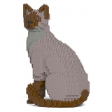Jekca - Tonkinese Cat 01S-M01 - Lego - Scultura - Costruzione - 4D - Animali di Mattoncini - Toys