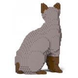 Jekca - Tonkinese Cat 01S-M01 - Lego - Sculpture - Construction - 4D - Brick Animals - Toys
