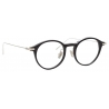 Linda Farrow - Linear Arris Oval Optical Glasses in Black - LF06C2OPT - Linda Farrow Eyewear