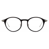 Linda Farrow - Linear Arris Oval Optical Glasses in Black - LF06C2OPT - Linda Farrow Eyewear