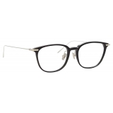 Linda Farrow - Linear Wright A Rectangular Optical Glasses in Black - LF07AC2OPT - Linda Farrow Eyewear