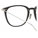 Linda Farrow - Linear Wright A Rectangular Optical Glasses in Black - LF07AC2OPT - Linda Farrow Eyewear