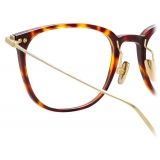 Linda Farrow - Linear Wright A Rectangular Optical Glasses in Tortoiseshell - LF07AC3OPT - Linda Farrow Eyewear