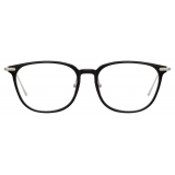 Linda Farrow - Linear Wright Rectangular Optical Glasses in Black - LF07C2OPT - Linda Farrow Eyewear